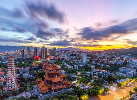 福建历史文化地理旅游全景图